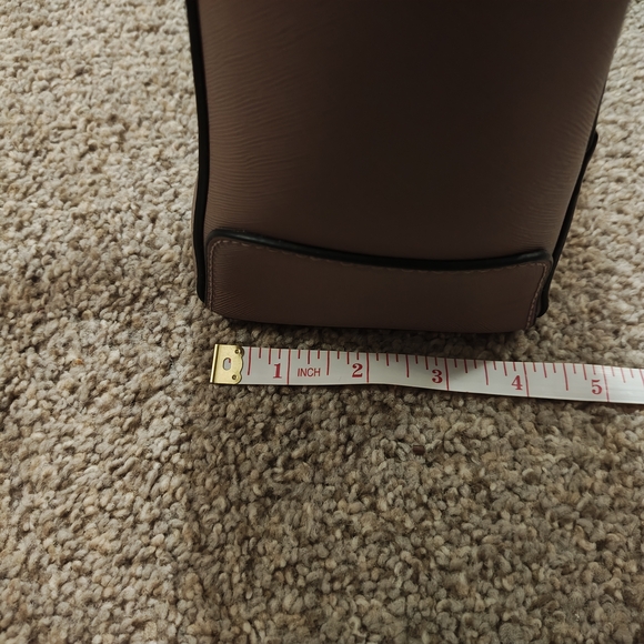 Dusty Purple Faux Leather Laptop Tote Bag - Picture 4 of 10